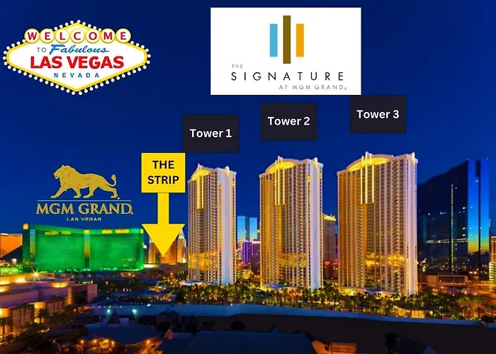 32Nd Floor Mgm Signature 2Br Combo High-Floor Views No Resort Fees Las Vegas